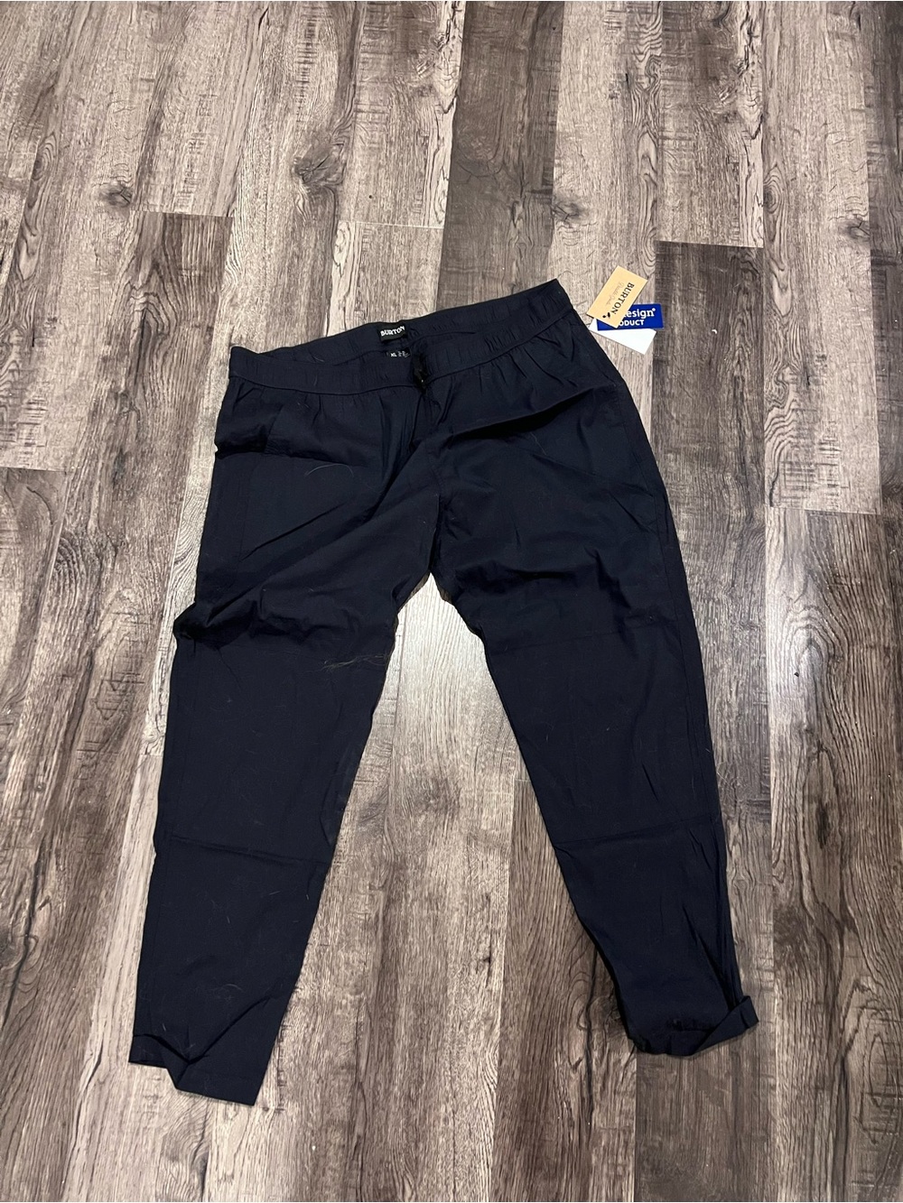 Burton Black linen Casual Pants